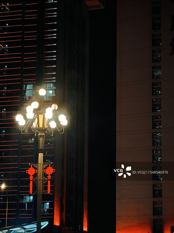 城市路灯图片素材