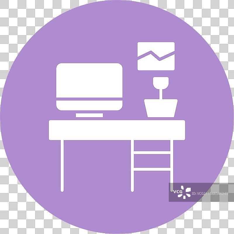 工作台图标圆形符号图片素材