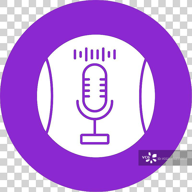 录音机图标圆形符号图片素材