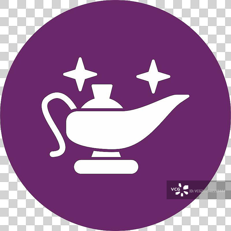 魔法灯图标圆圈图片素材