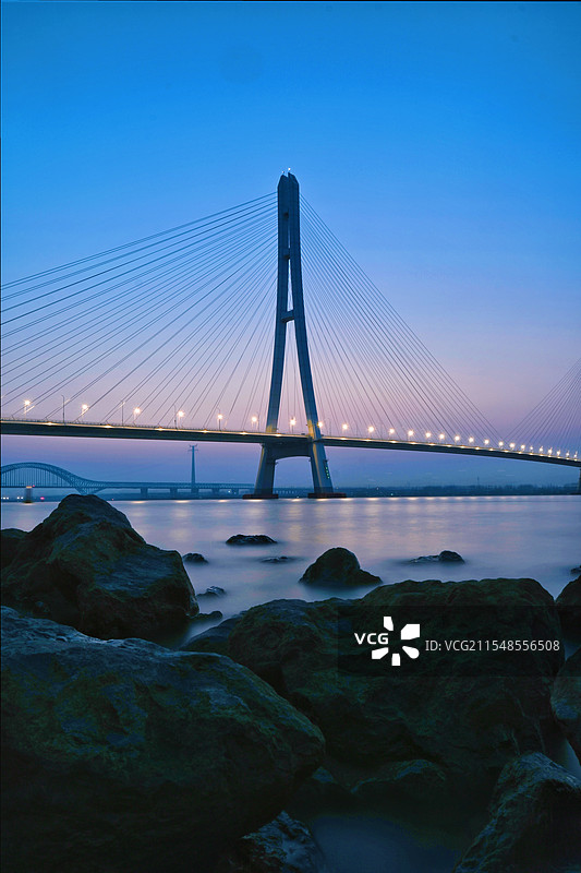 南京大胜关大桥图片素材