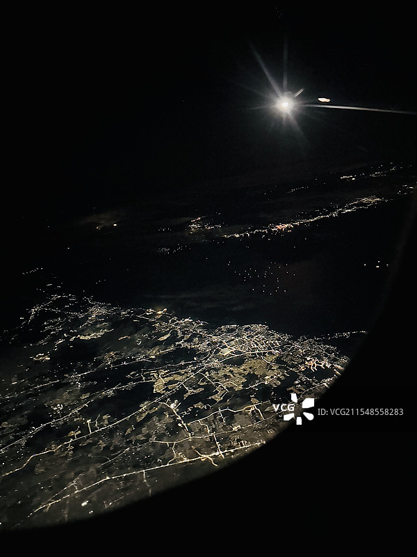 城市的灯光图片素材