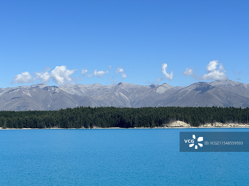 Pukaki湖图片素材