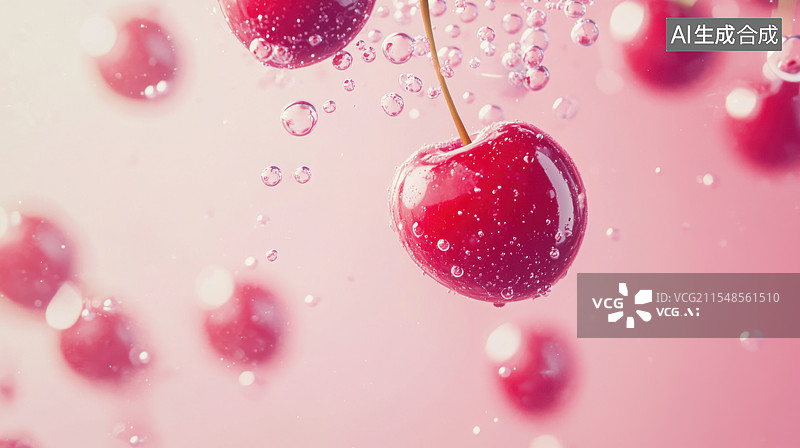 【AI数字艺术】樱桃车厘子图片素材