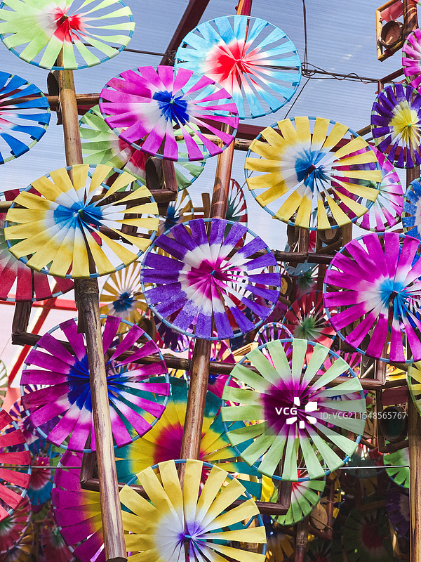 庙会里的风车图片素材