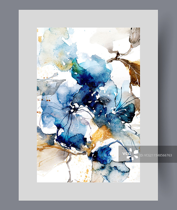 抽象植物创作作品与花卉图片素材