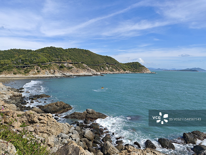 三亚市西岛海景图片素材