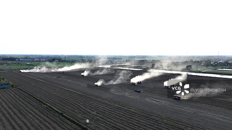 农业田顶天景观图片素材