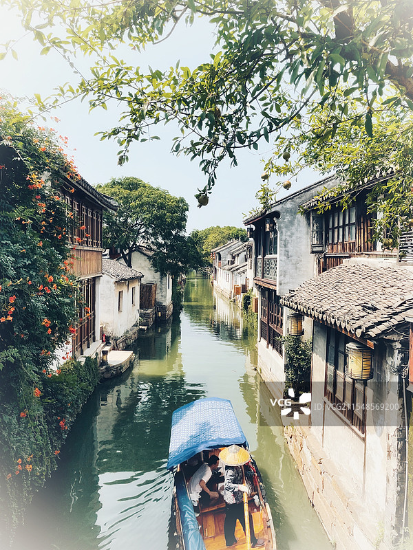 春日里的周庄图片素材