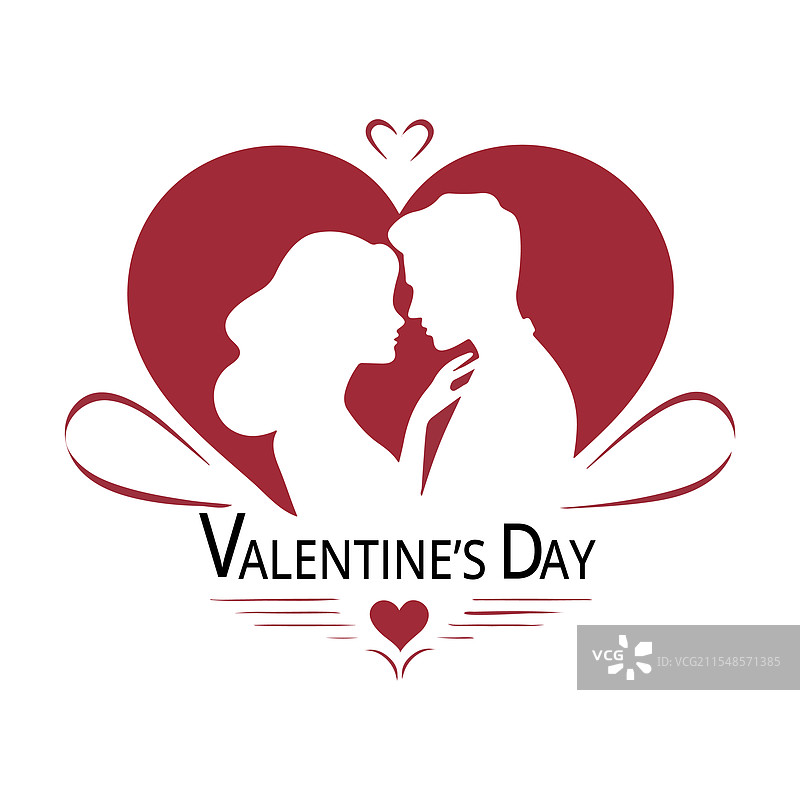 情人节快乐的卡片设计元素图片素材