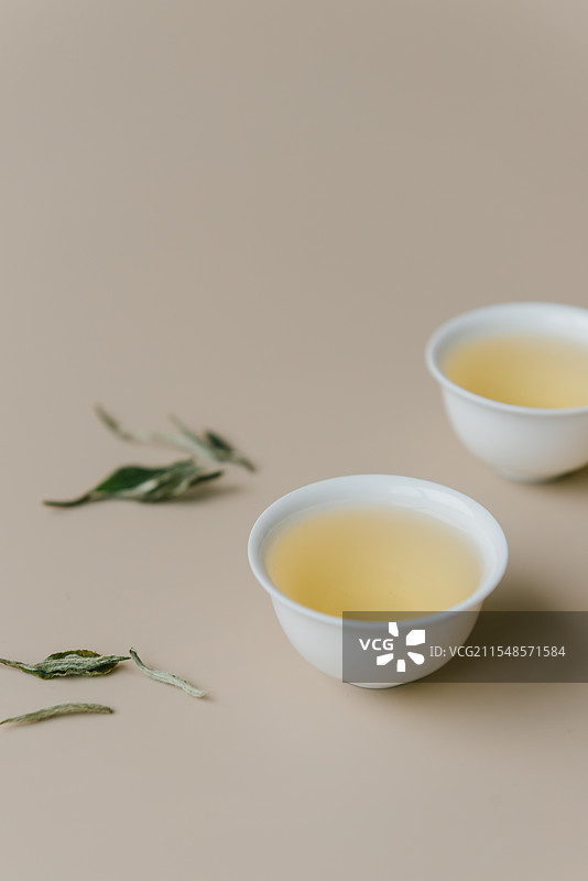 茶杯和茶叶图片素材