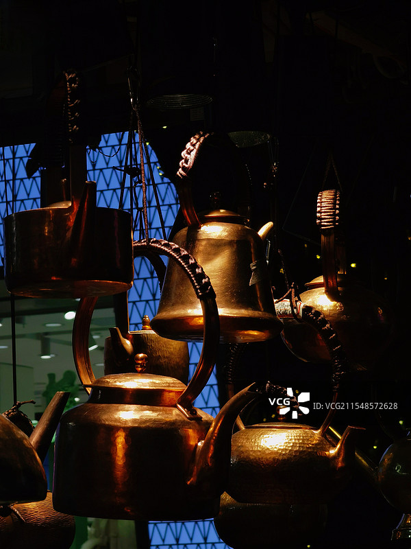 广府庙会打铜非遗图片素材