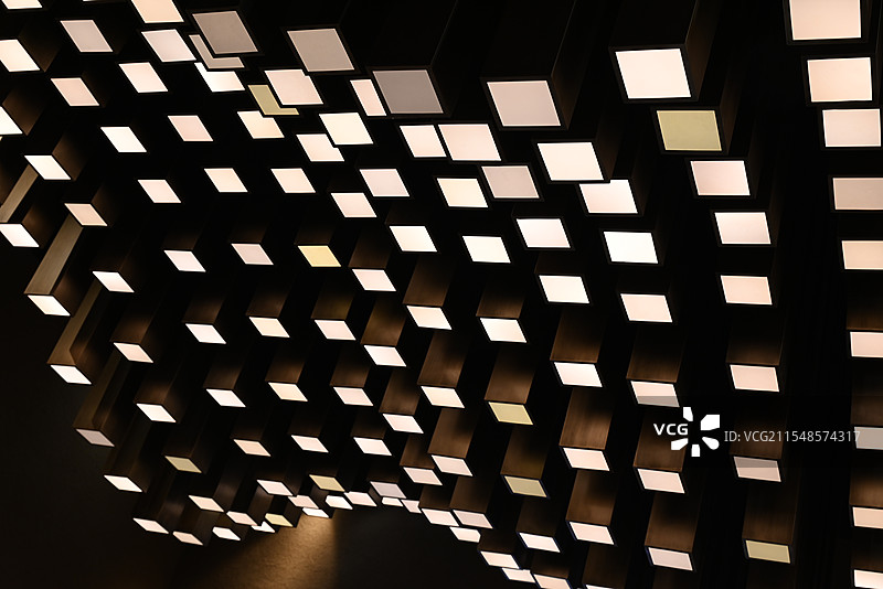 立体设计柱形灯图片素材