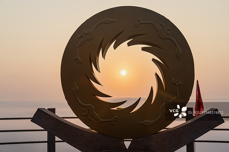 温岭石塘镇千年曙光碑图片素材