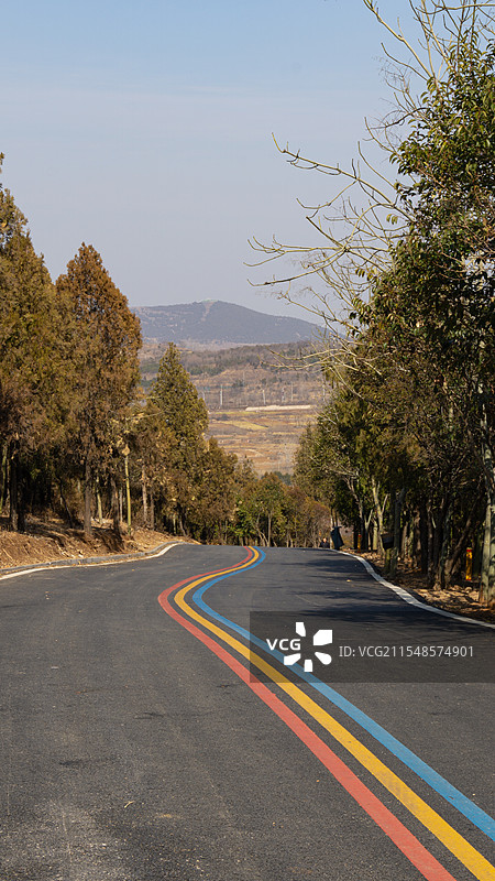 彭城第一高峰的风景-徐州大洞山图片素材