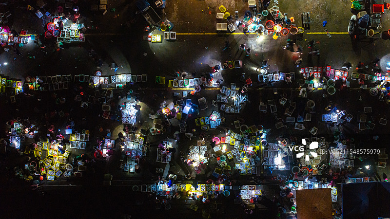 广东湛江遂溪县江洪镇天光鱼市图片素材