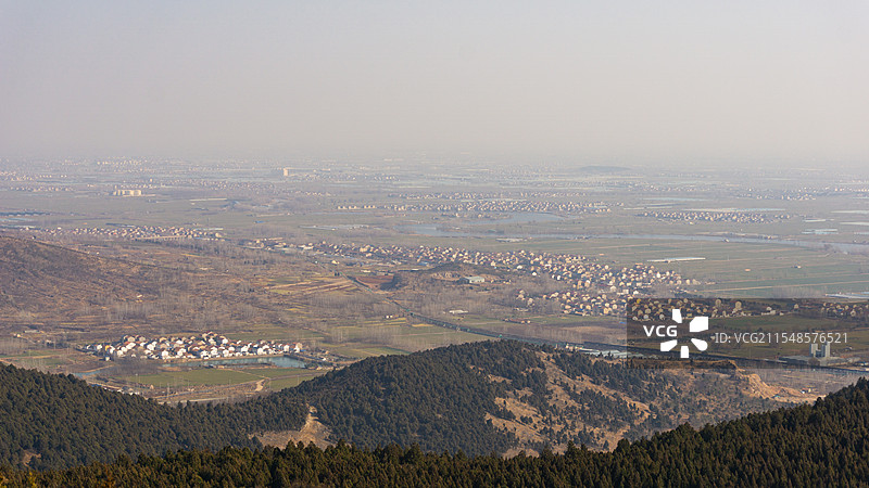 彭城第一高峰的风景-徐州大洞山图片素材
