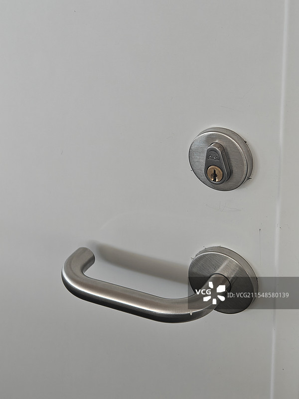 防火门金属不锈钢门把手门锁图片素材