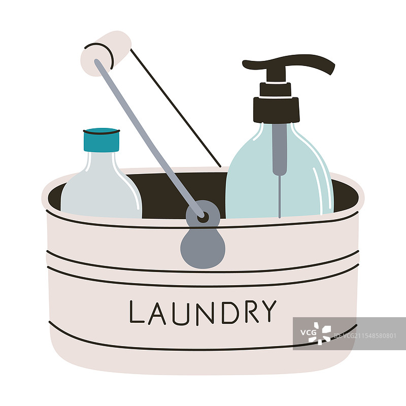 带有洗衣篮的图片素材