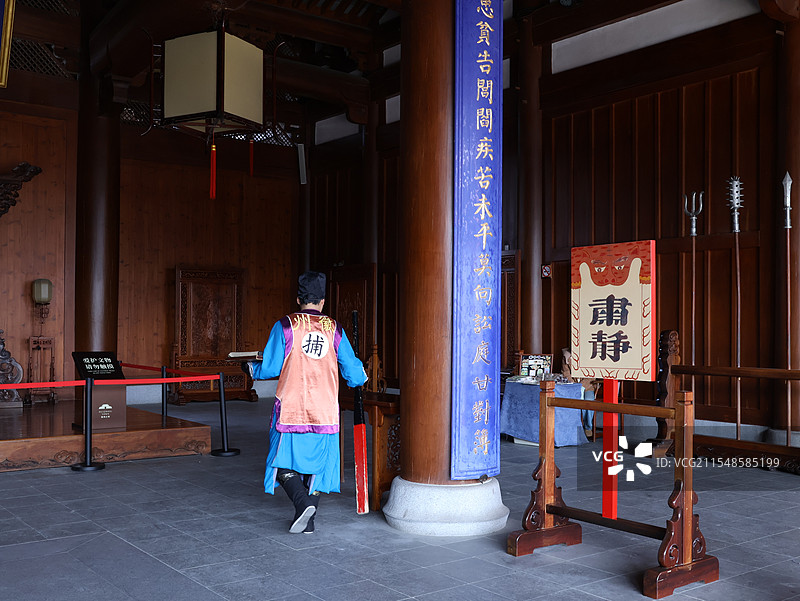 歙县徽州古城徽州府衙图片素材