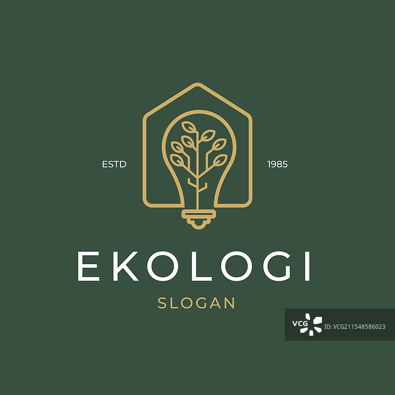 极简科技标志 高端线条房屋图片素材