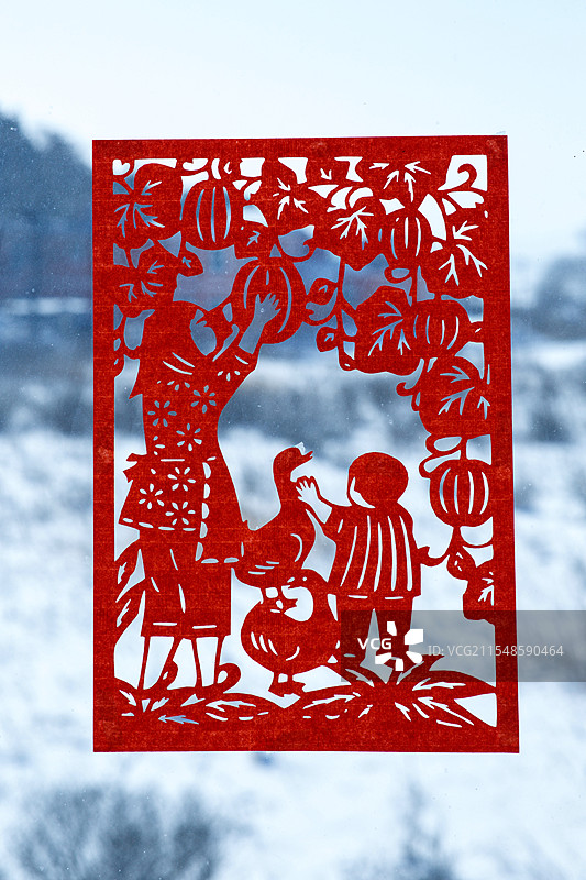 叶赫满族镇的民间艺术图片素材