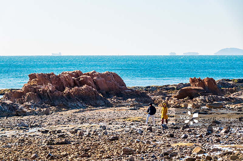除夕，青岛太平角海湾图片素材