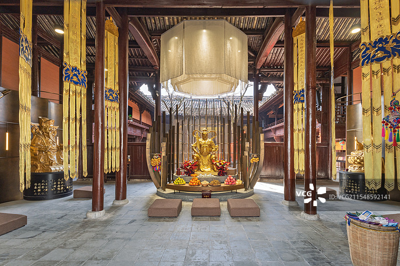 浙江衢州柯城区神农殿图片素材