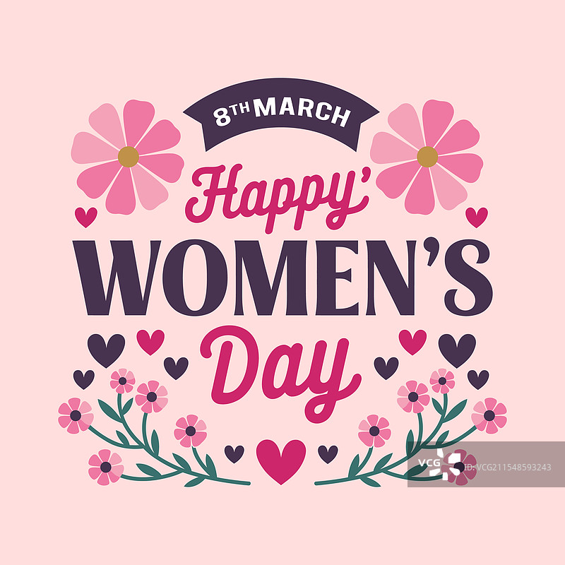 庆祝3月8日国际妇女节快乐图片素材
