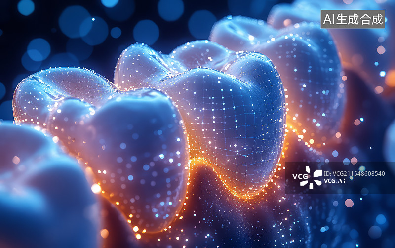 【AI数字艺术】烤瓷牙扫描数据图片素材