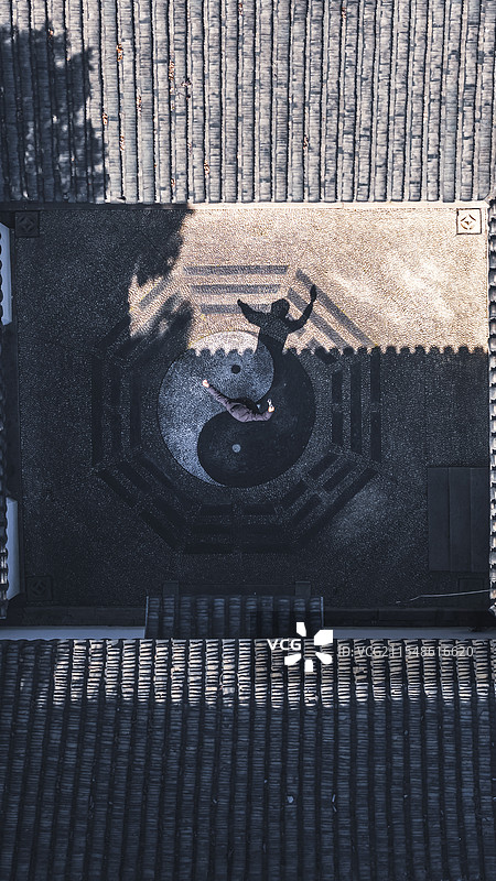 昭灵观太极图图片素材