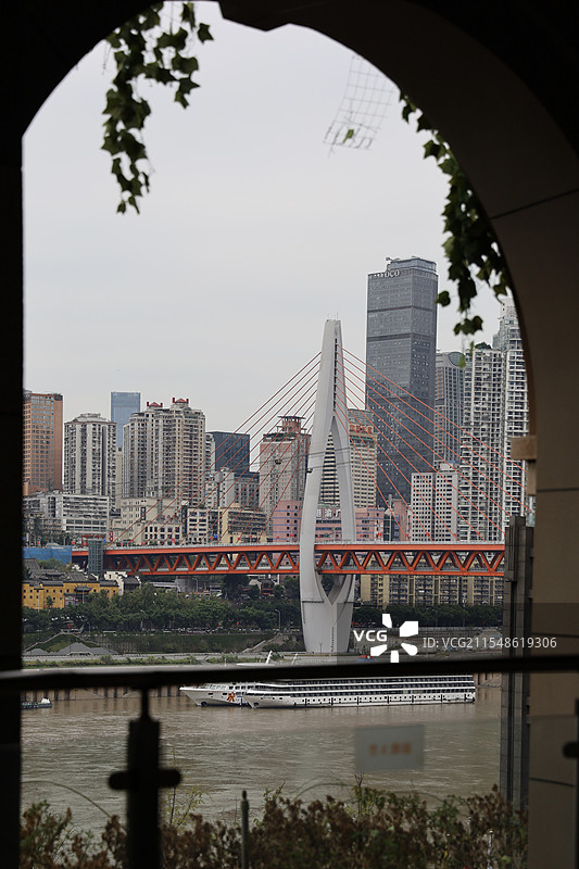 重庆千厮门大桥图片素材