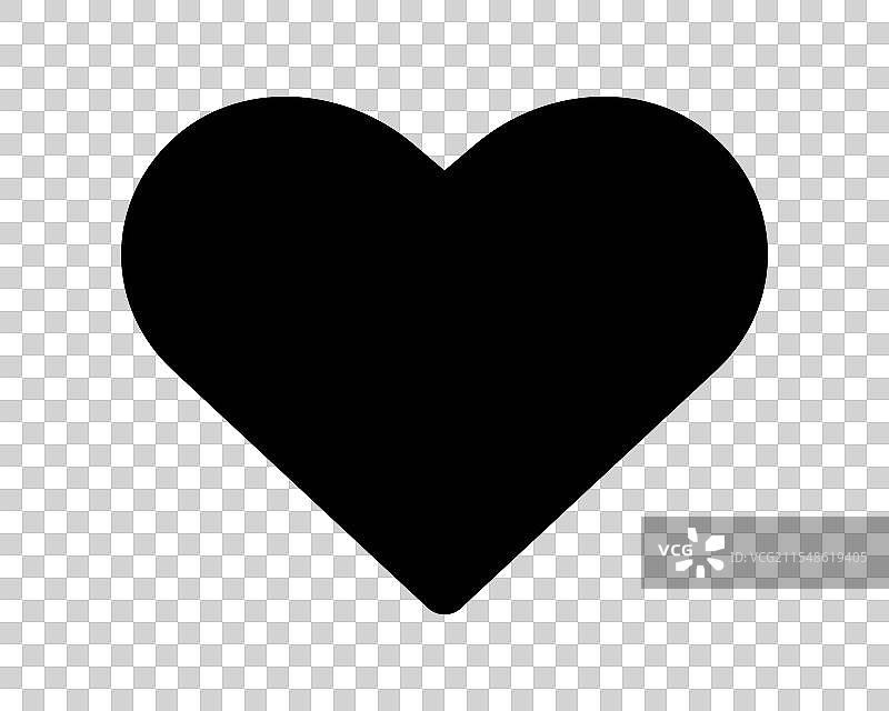 爱情形状图标，浪漫婚礼心形点赞按钮图片素材