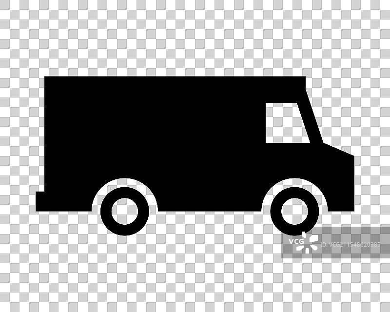 卡车图标 送货车 运输工具 货物运输图片素材