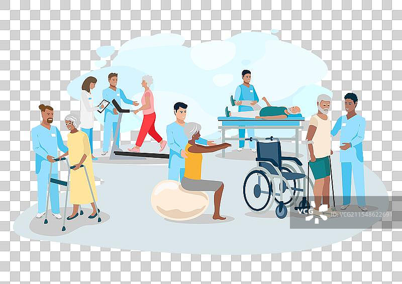 老年人康复图片素材