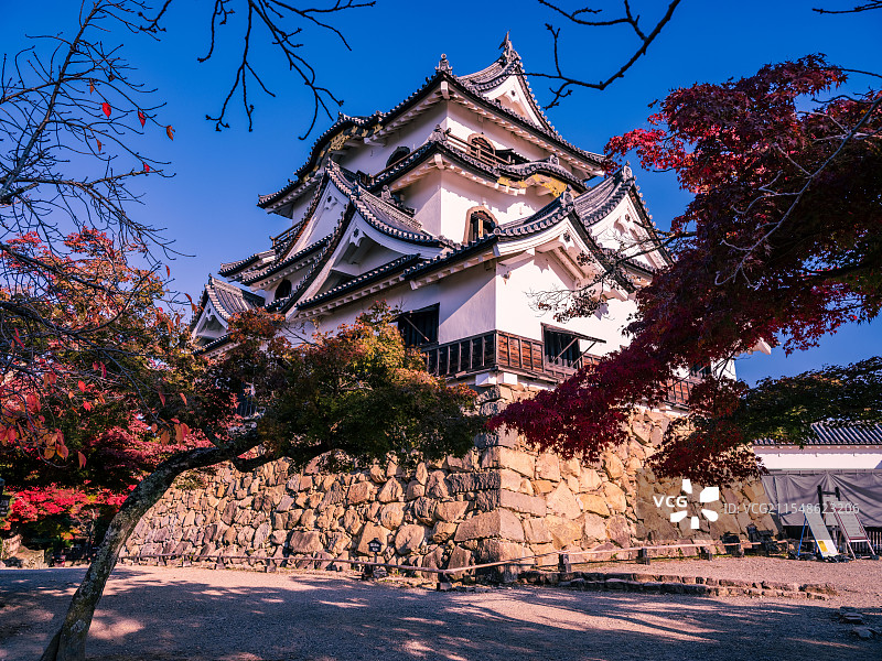 日本彦根城图片素材