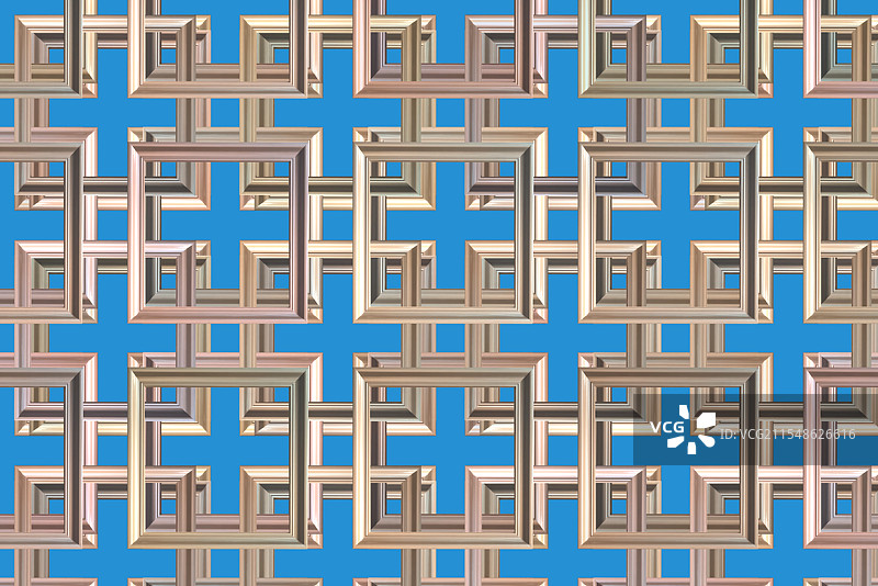 正方形构成的装饰图案，纹样图片素材
