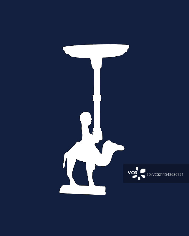 设计，设备用品，落地灯，战国时期人骑骆驼铜灯图片素材