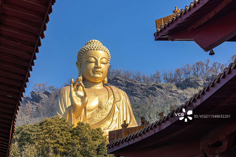 著名寺院江苏省连云港市灌云县石佛寺大佛寺风光图片素材