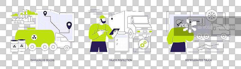 公路运输的抽象概念图片素材