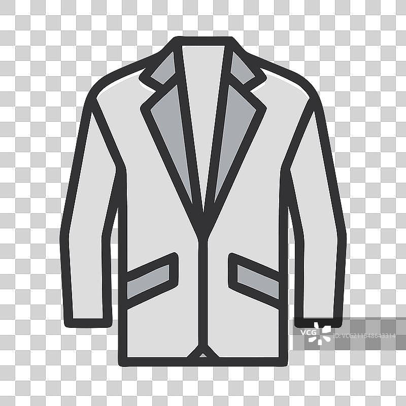 西装外套图标 连衣裙图标 服装图标图片素材