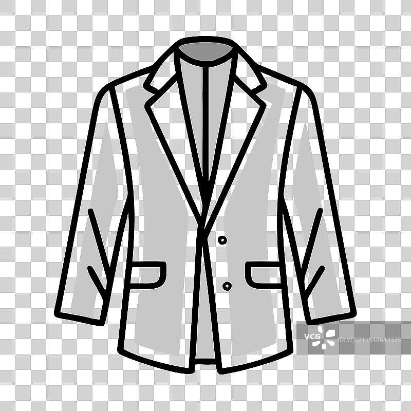 西装外套图标 连衣裙图标 服装图标图片素材