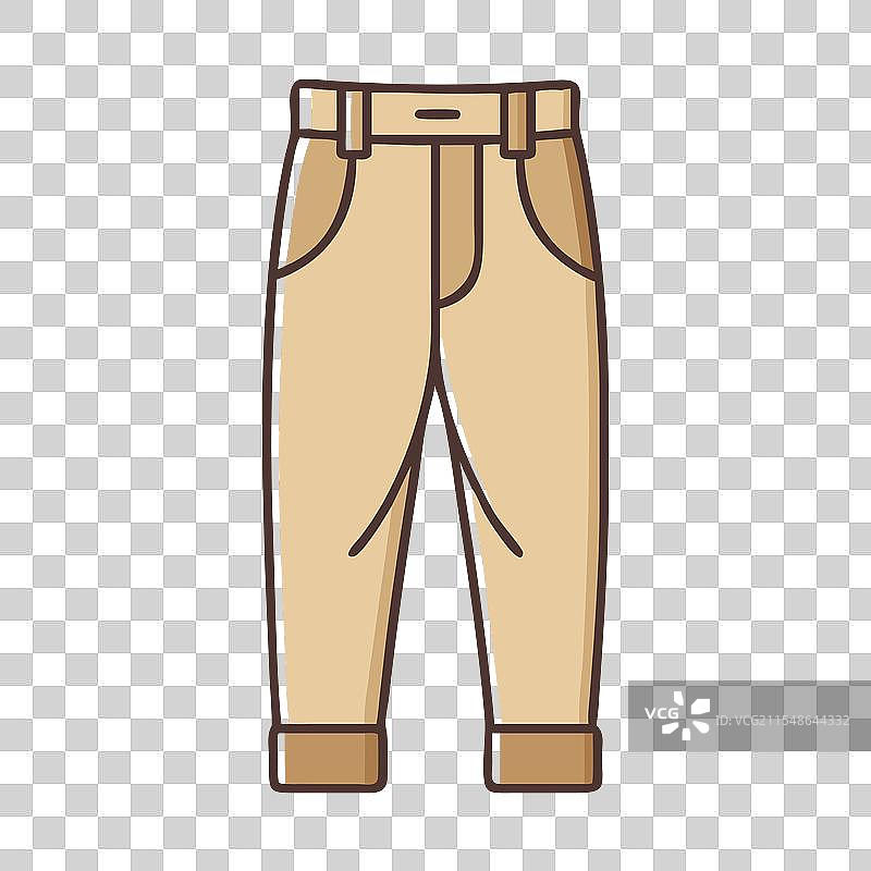 休闲裤图标 连衣裙图标 服装图标图片素材