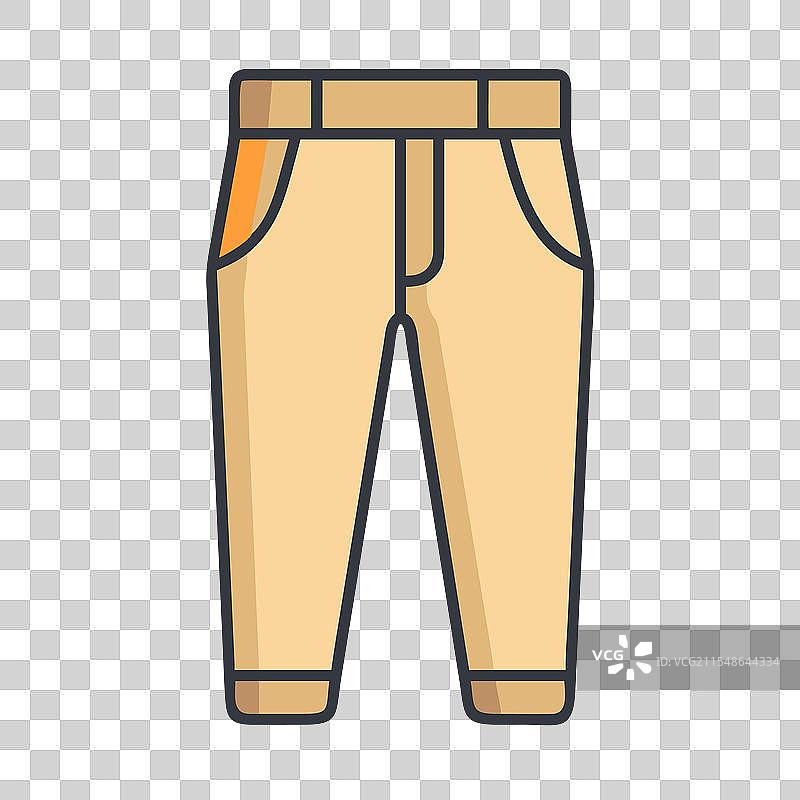 休闲裤图标 连衣裙图标 服装图标图片素材