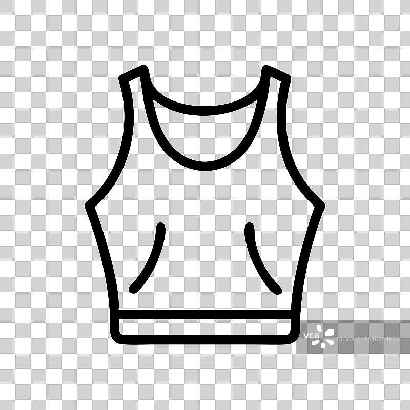 短款上衣图标 连衣裙图标 服装图标图片素材