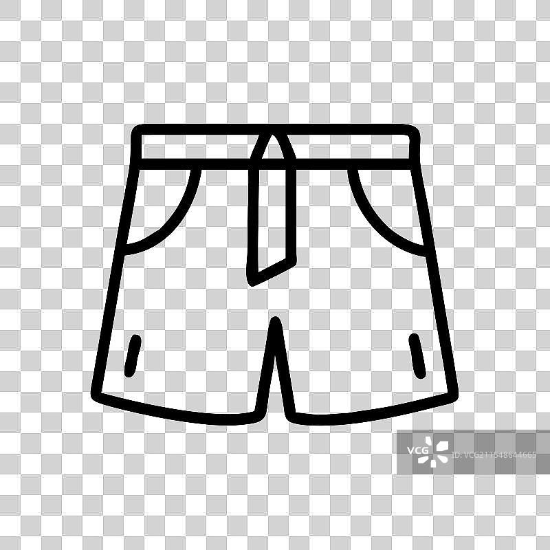 阔腿裤图标 连衣裙图标 服装图标图片素材