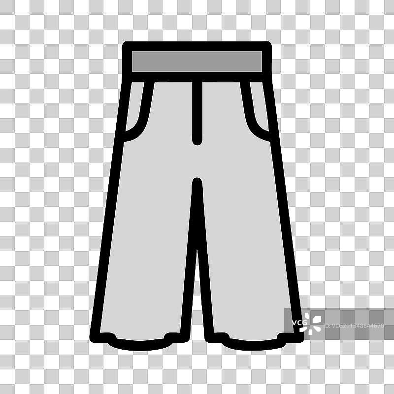 阔腿裤图标 连衣裙图标 服装图标图片素材