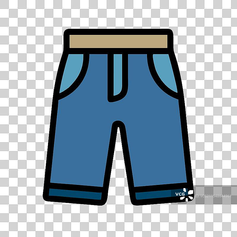 阔腿裤图标 连衣裙图标 服装图标图片素材