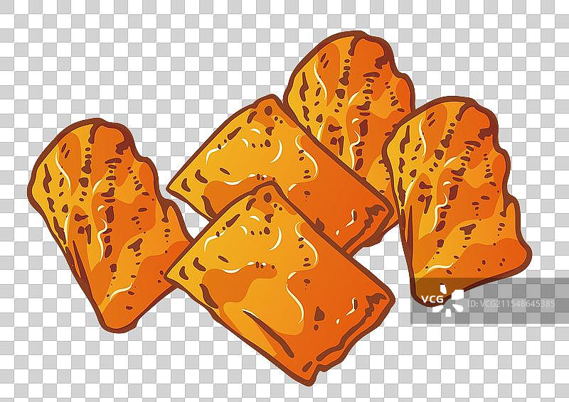 手绘豆皮食材图片素材