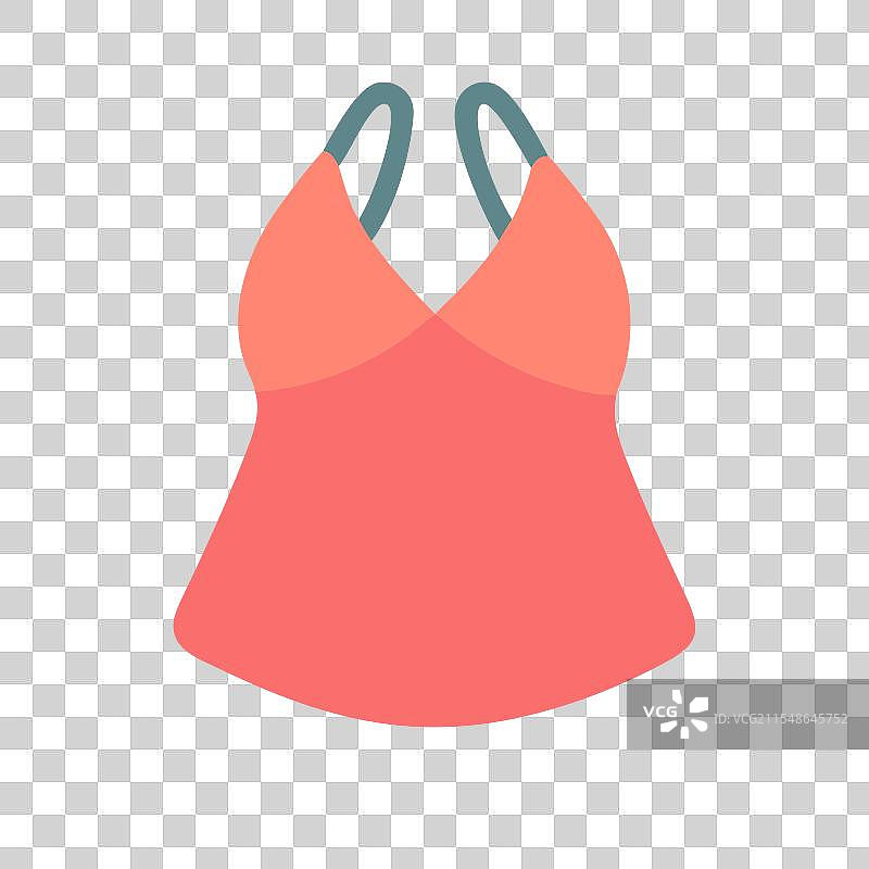 吊带上衣图标 连衣裙图标 服装图标图片素材